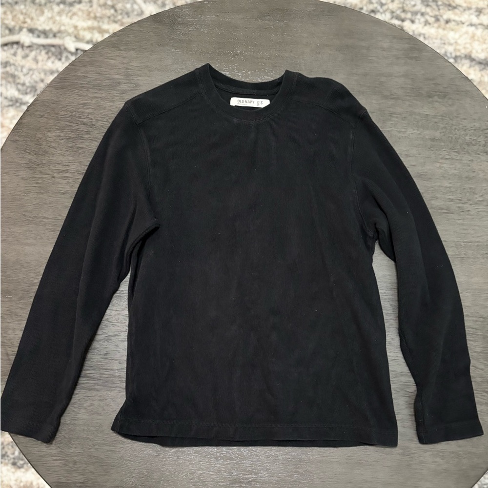 Mens S Old Navy winter shirt Black